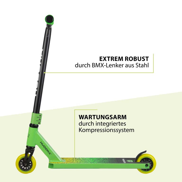 HUDORA Stunt Scooter Kids, green
