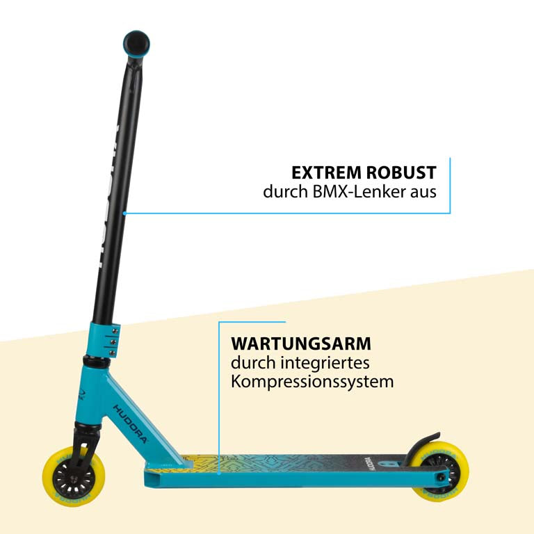 HUDORA Stunt Scooter Kids, light blue