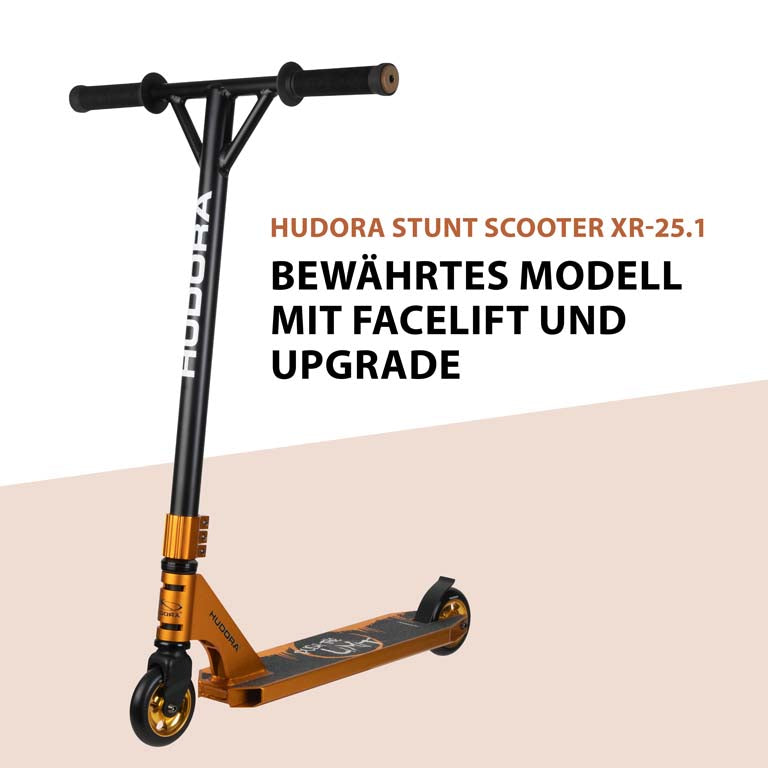 HUDORA Stunt Scooter XR-25.1, gold