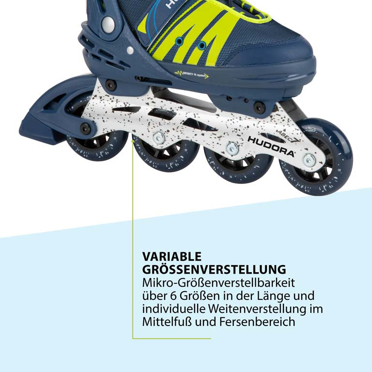 HUDORA Inline Skates Comfort, deep blue, size. 29-40