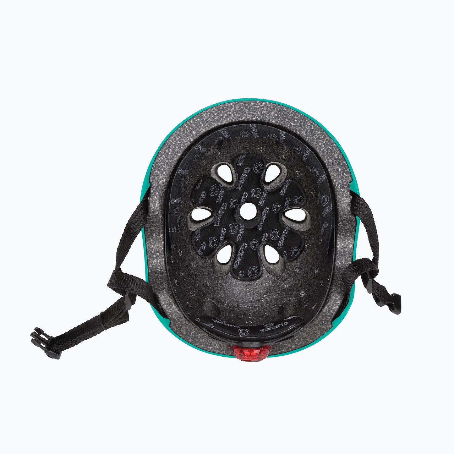 Globber Kinderhelm Primo Lights in Emerald Green (smaragdgrün) - Gr. XS/S (48-53 cm)