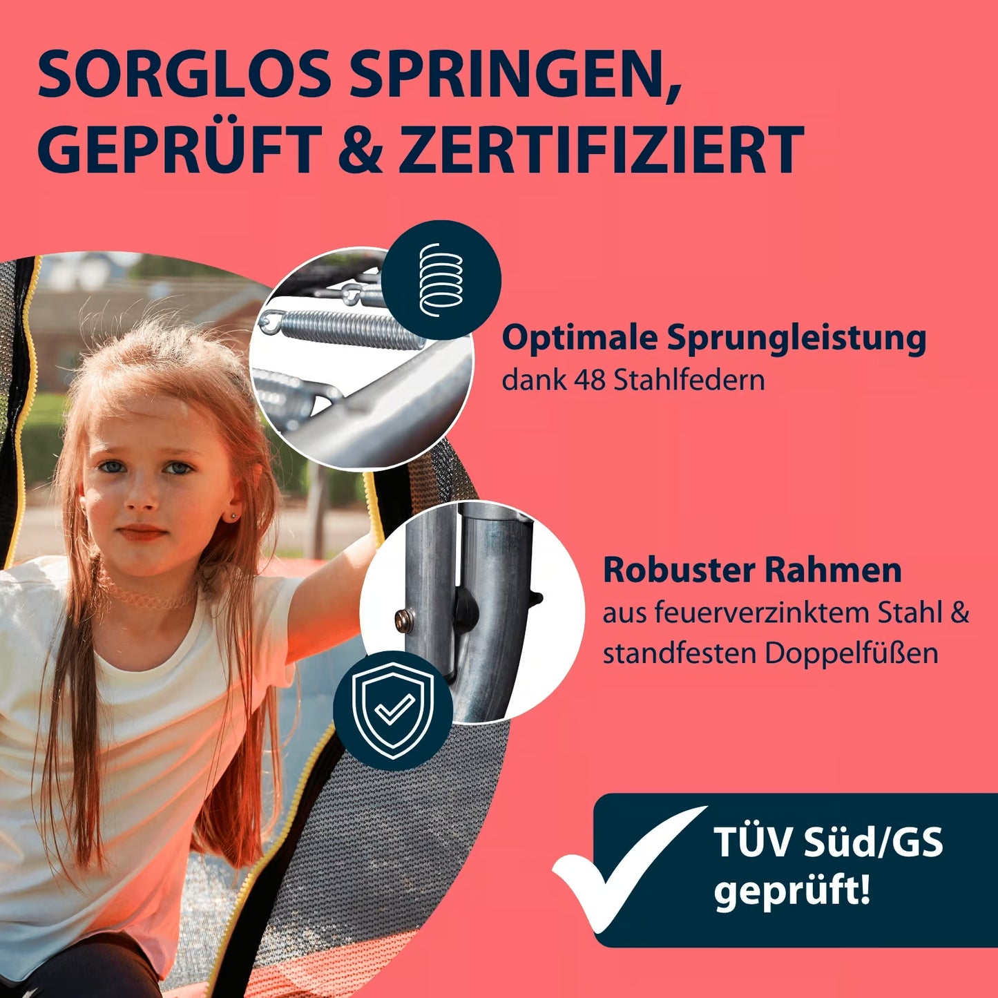 HUDORA Trampolin Fantastic 250V (B-Ware)