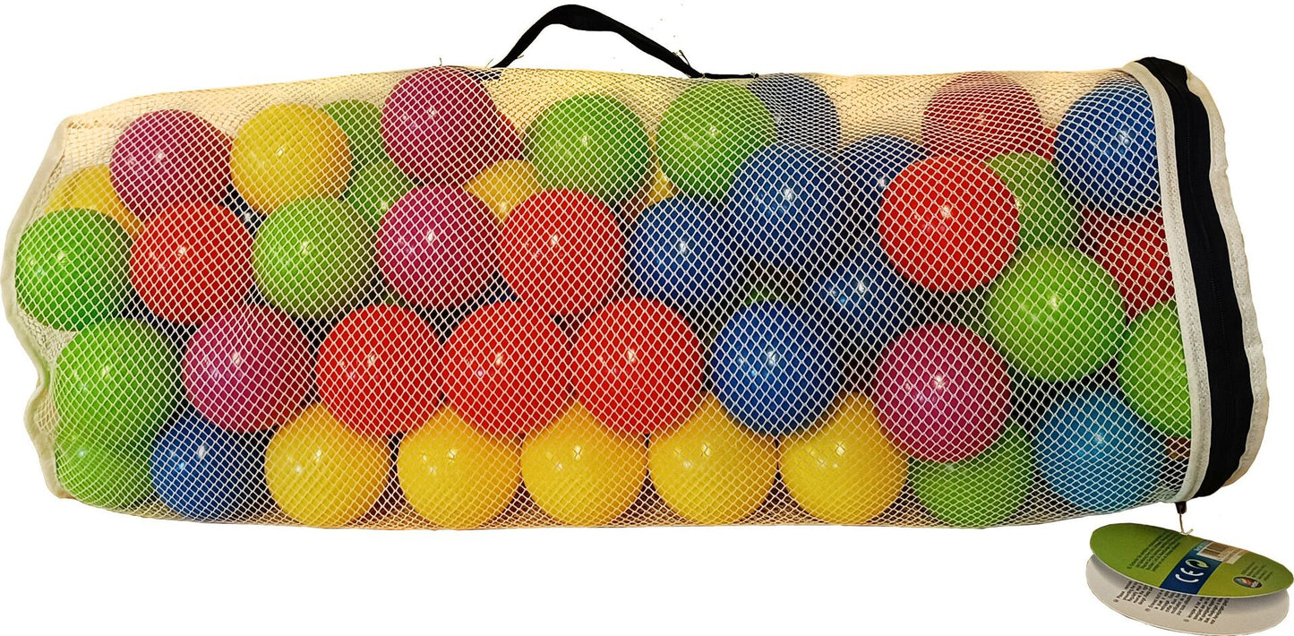 Balls for ball pit, in net, 100 pieces from Outdoor active
