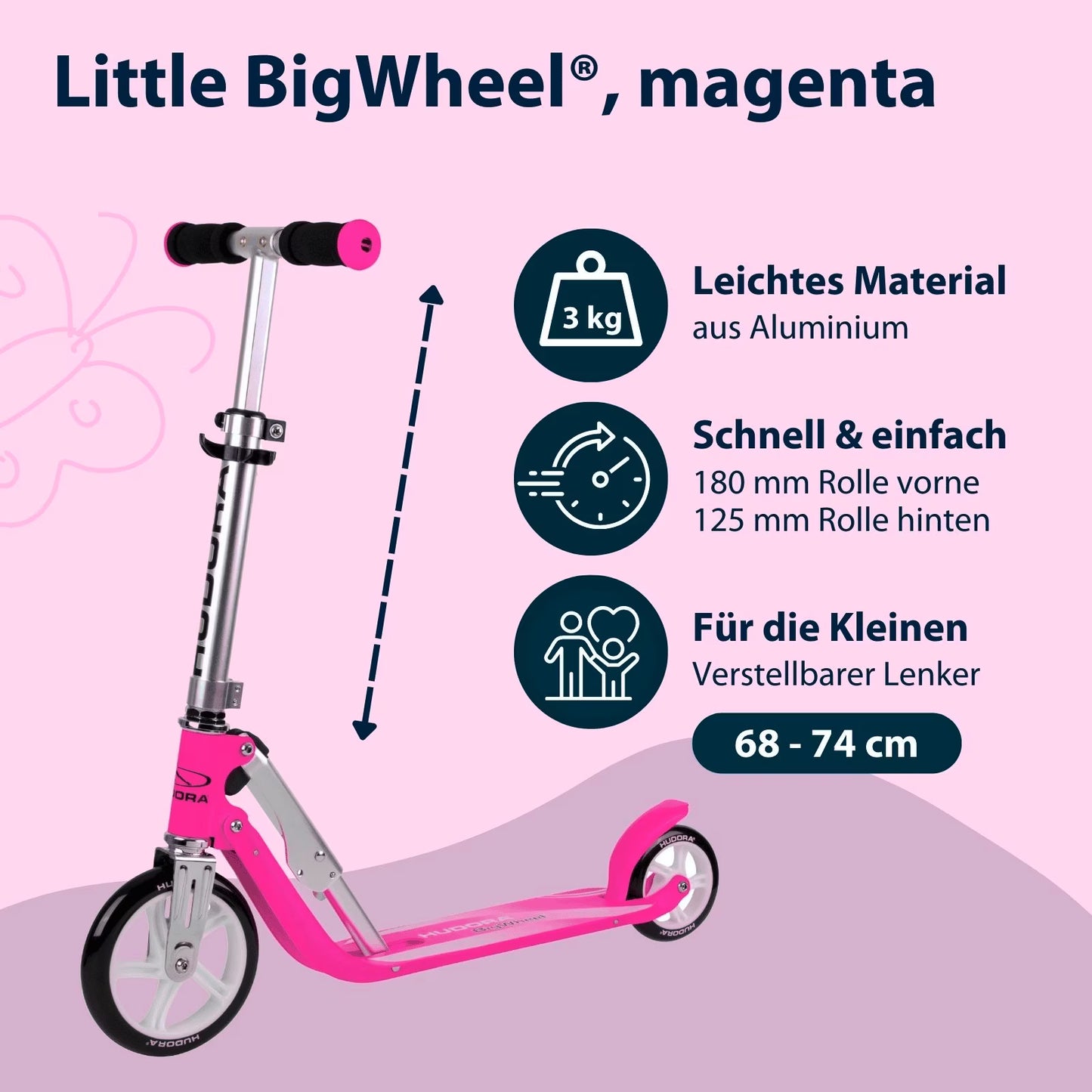 HUDORA Little BigWheel, Scooter (B-Stock)