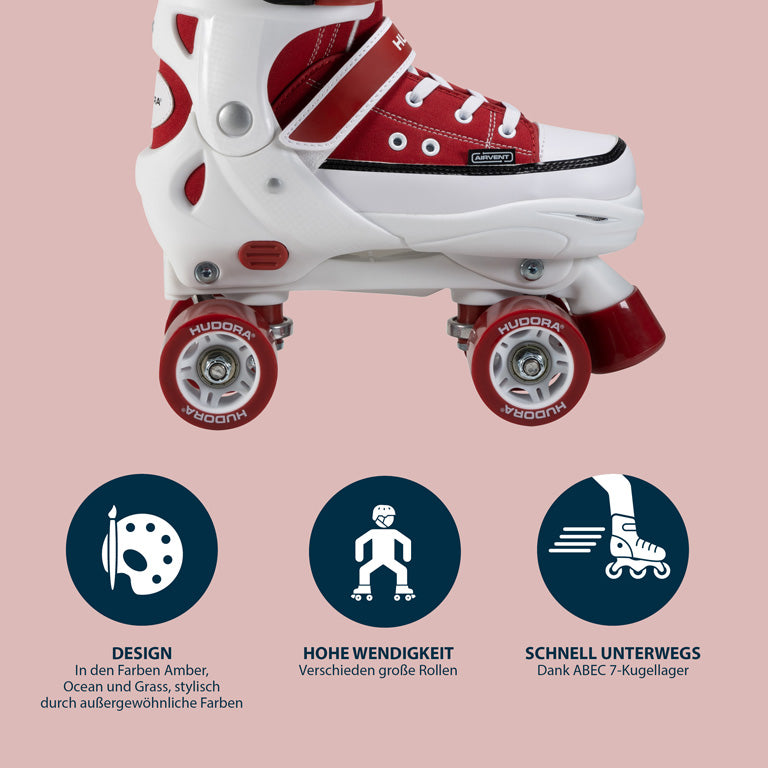 HUDORA roller skate sneakers, amber size. 28-39
