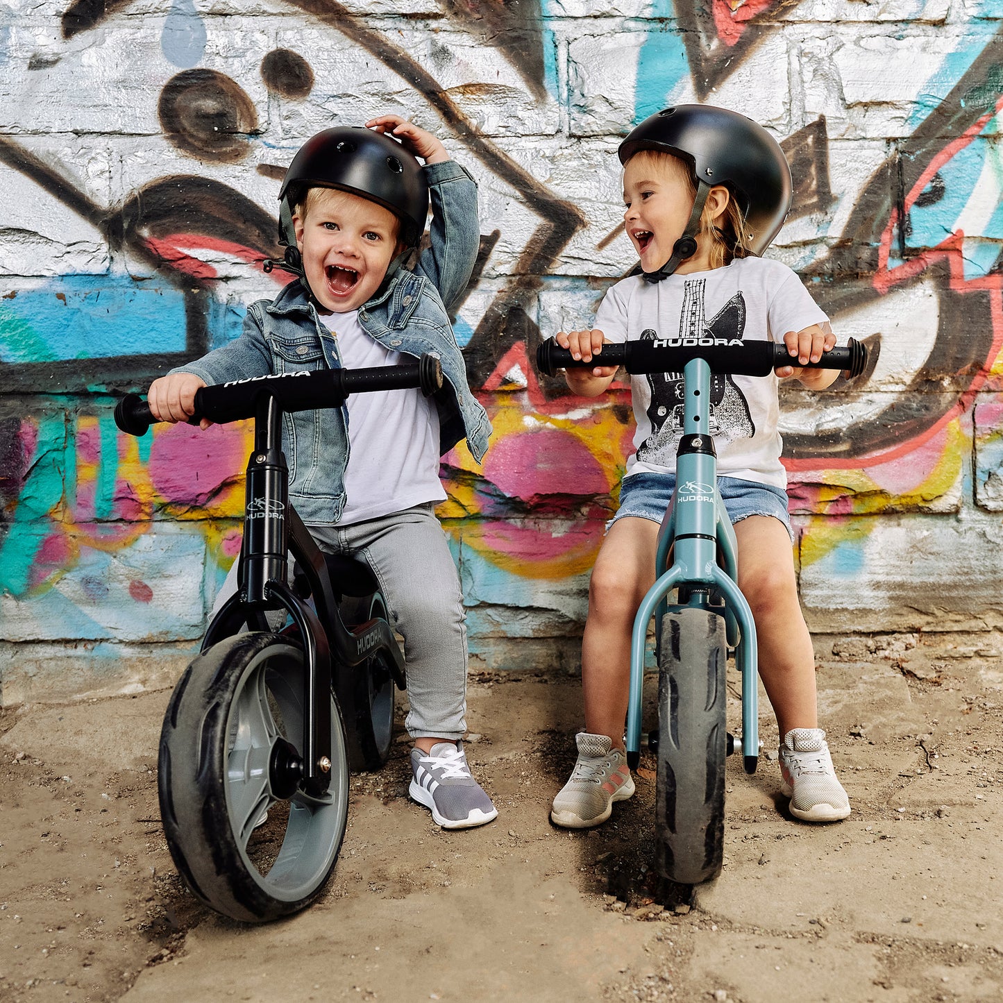HUDORA balance bike Ultralight Alu, black
