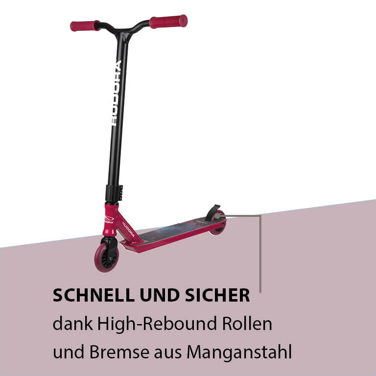 HUDORA Stunt Scooter XQ-13.1, berry