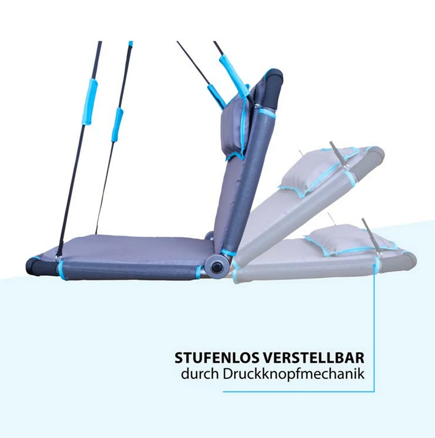 HUDORA Nest Swing Hollywood, anthracite/turquoise