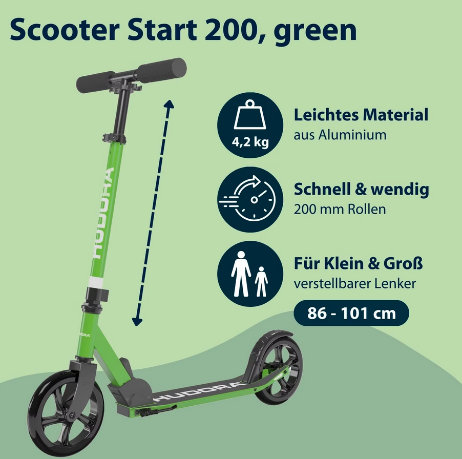 HUDORA Scooter Start 200 - various colors (B-stock)
