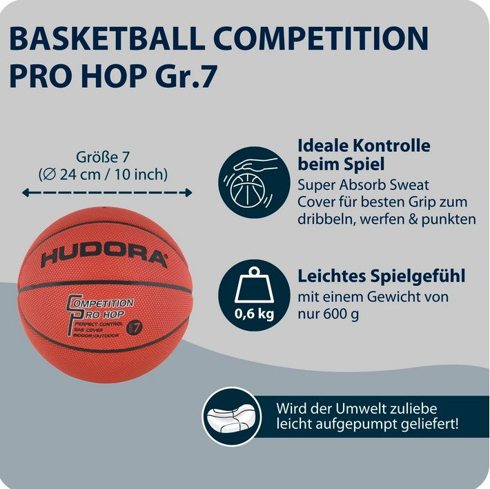 HUDORA Basketball Competition Pro Hop, size. 7