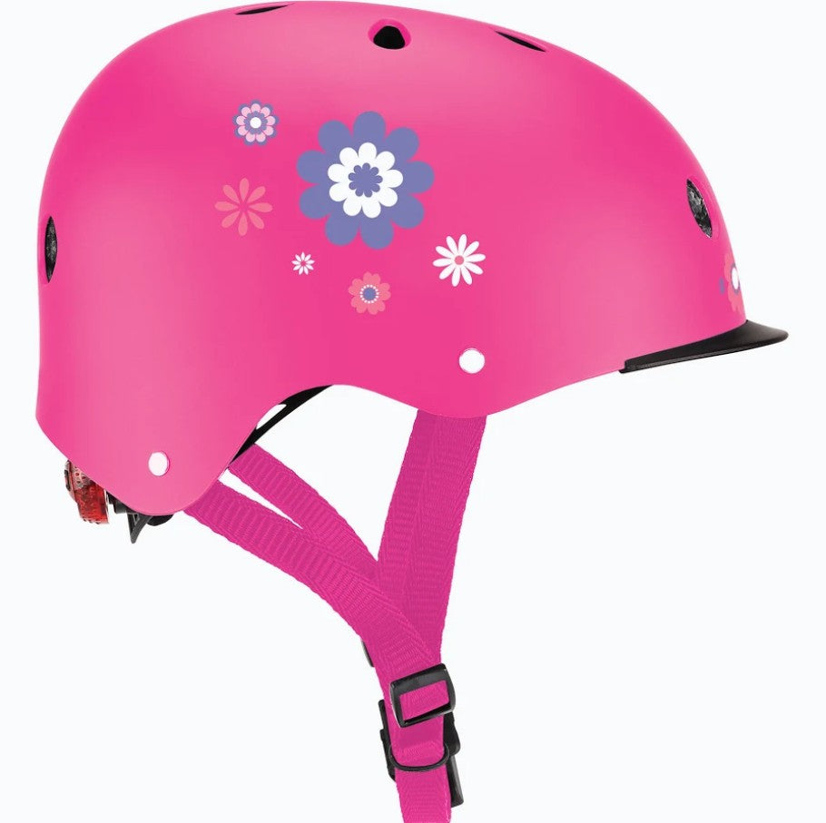 Globber Kinderhelm Elite Lights Tiefrosa