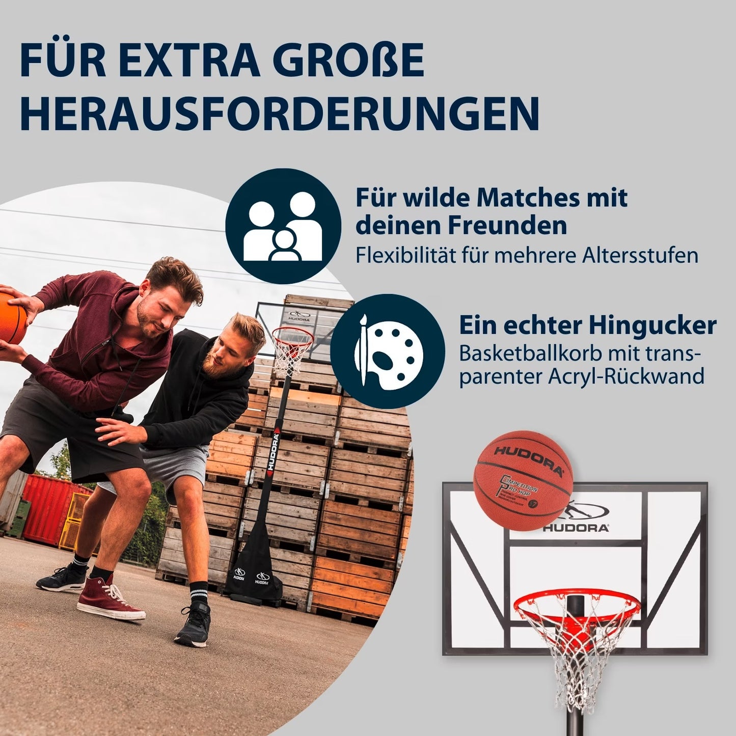 HUDORA Basketball Stand Competition Pro
