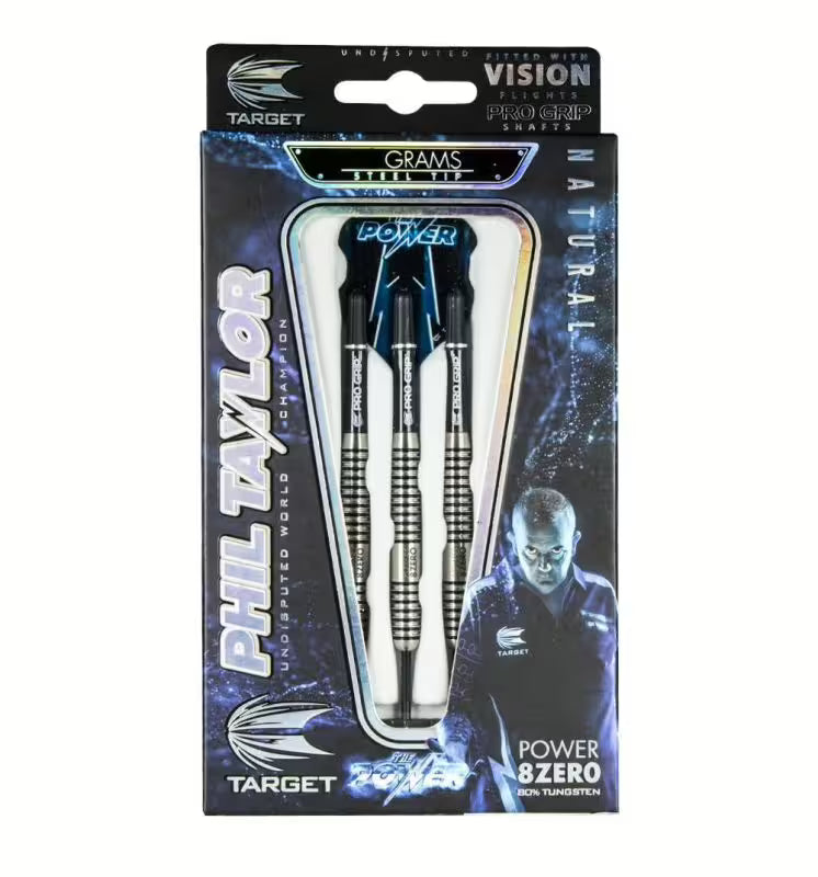 Target 8zero Steeldarts von Phil "The Power" Taylor - 25g