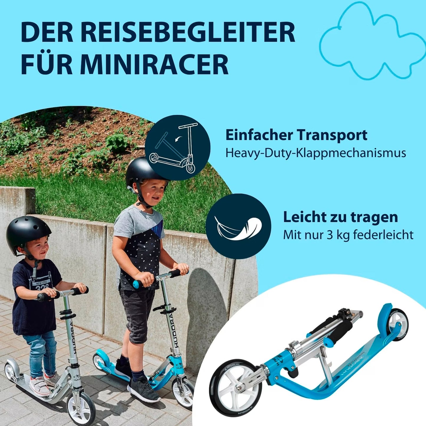 HUDORA Little BigWheel, Scooter (B-Stock) 