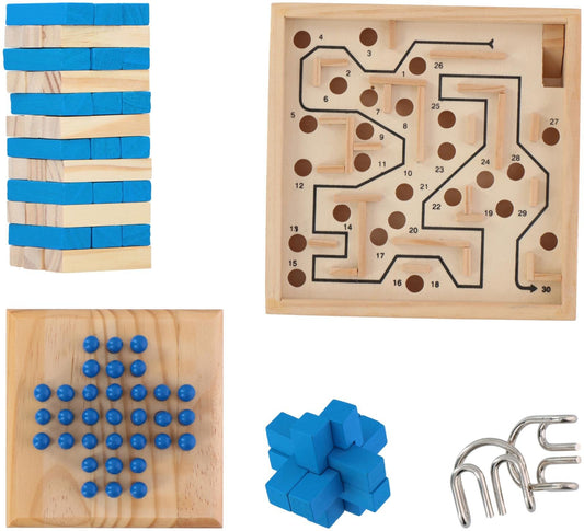 5-in-1 Gehirnspiel, Brettspielset 78 Teile von LIFETIME