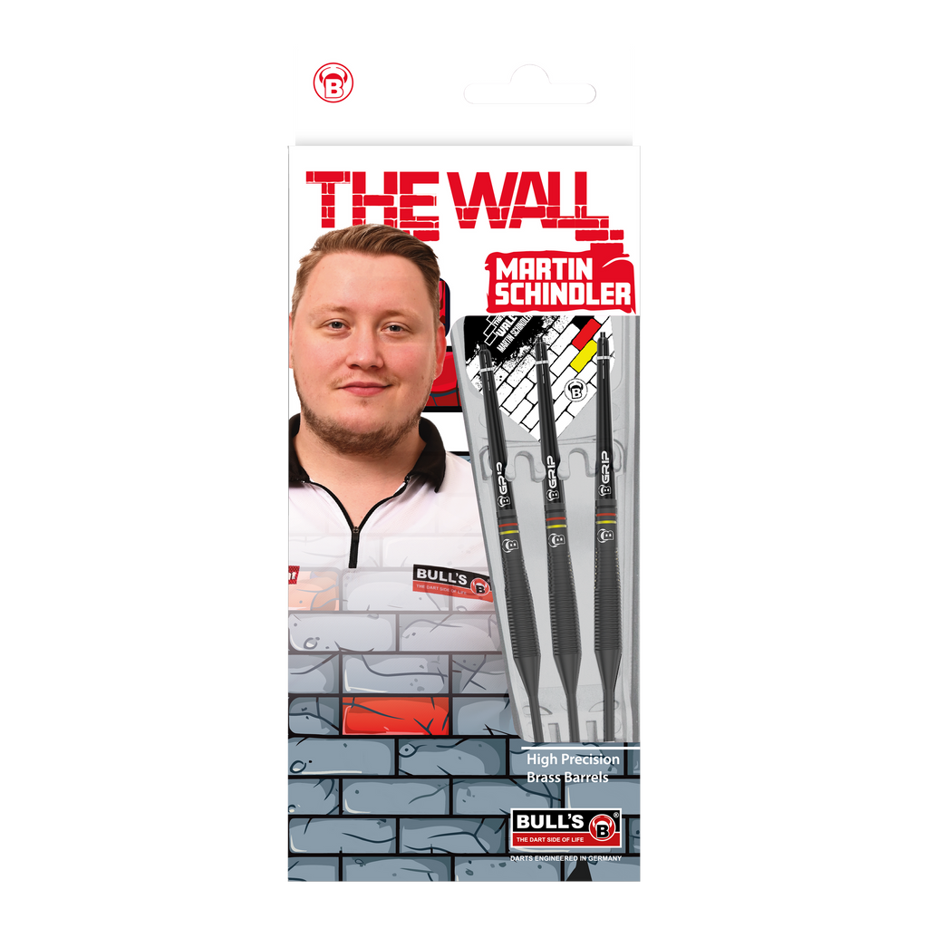 Bulls Martin Schindler The Wall Black Brass Steeldarts - 23g