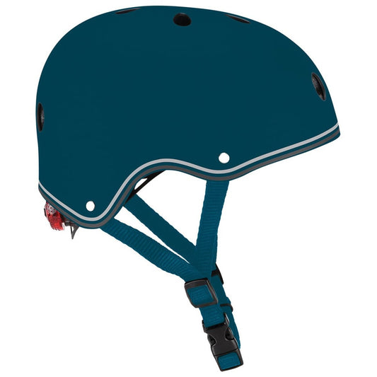 Globber Kinderhelm Primo Lights in Petrol Blue (tiefblau) - Gr. XS/S (48-53 cm)