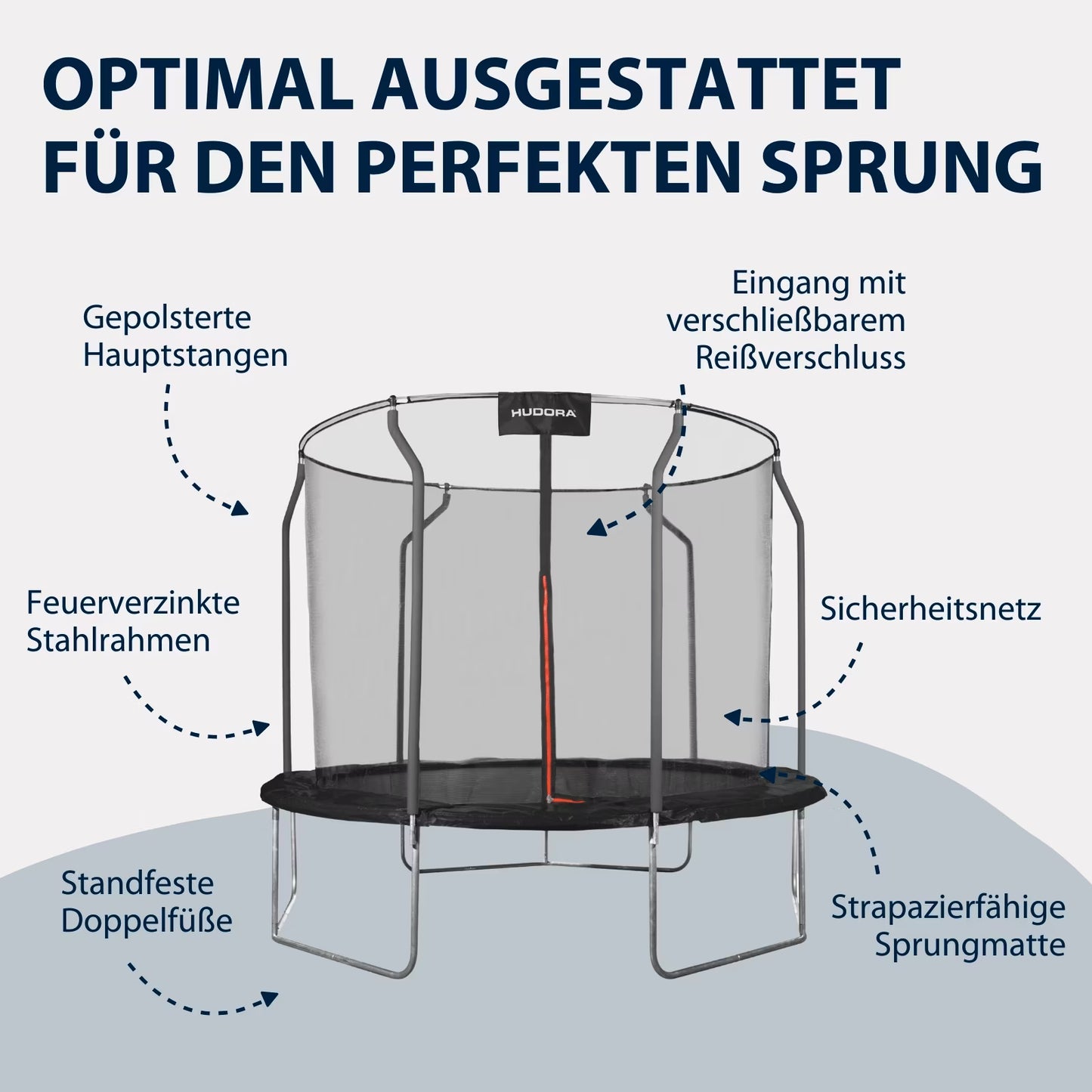 HUDORA First Trampolin 400V (B-Ware)