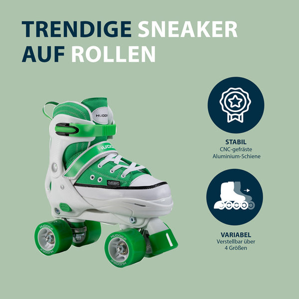 HUDORA Rollschuh Sneaker, grass Gr. 28-39
