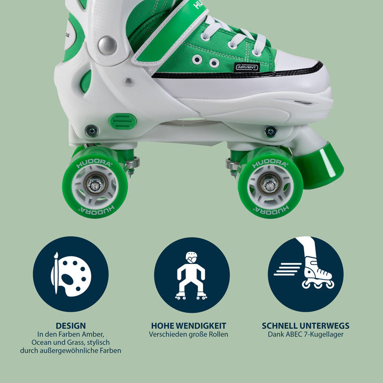 HUDORA roller skate sneakers, grass size. 28-39