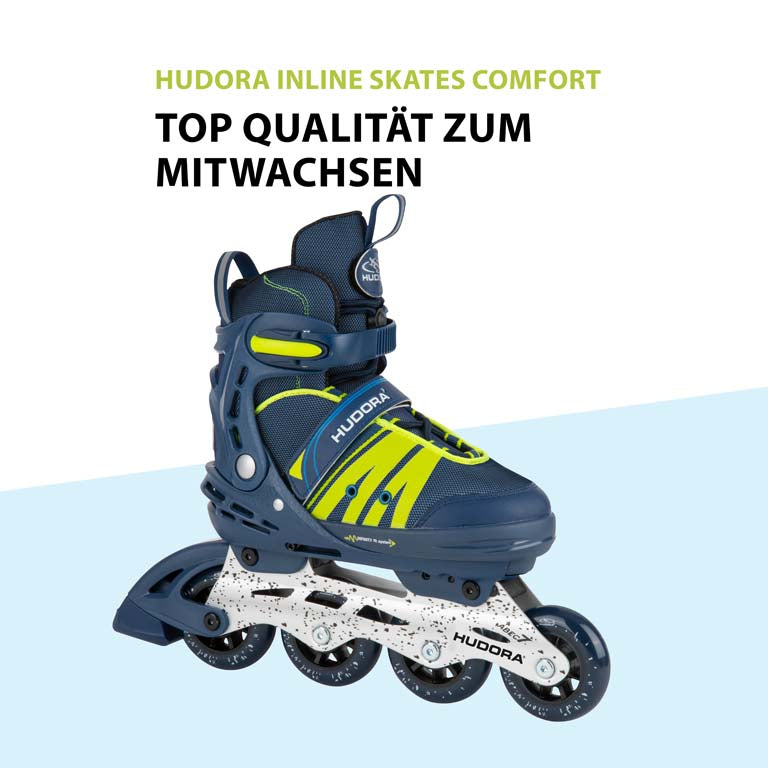 HUDORA Inline Skates Comfort, deep blue, size. 29-40