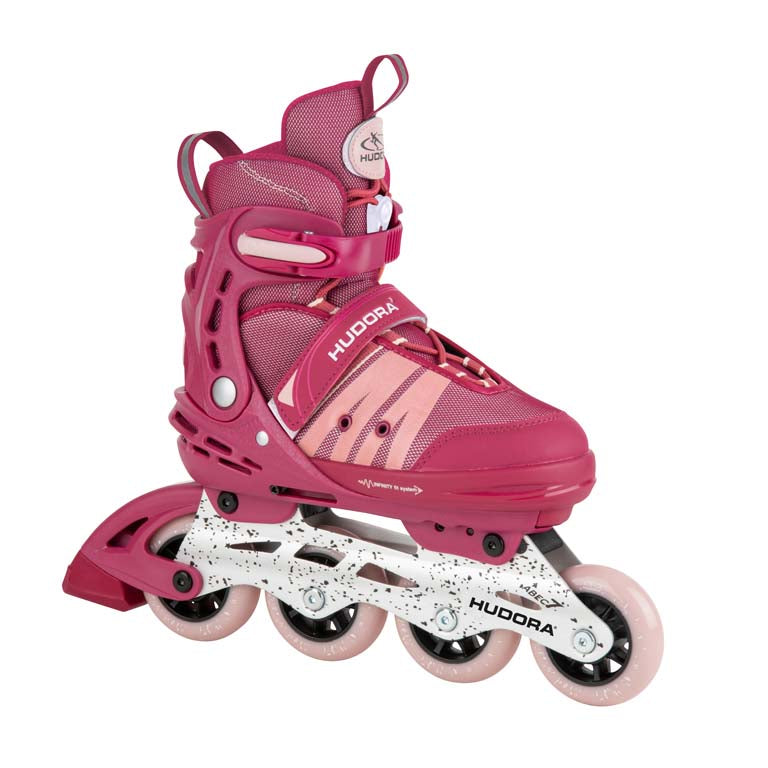 HUDORA Inline Skates Comfort, strong berry, size. 29-40