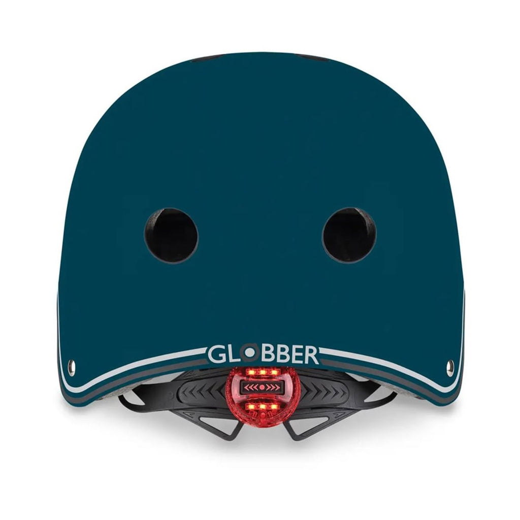 Globber Kinderhelm Primo Lights in Petrol Blue (tiefblau) - Gr. XS/S (48-53 cm)