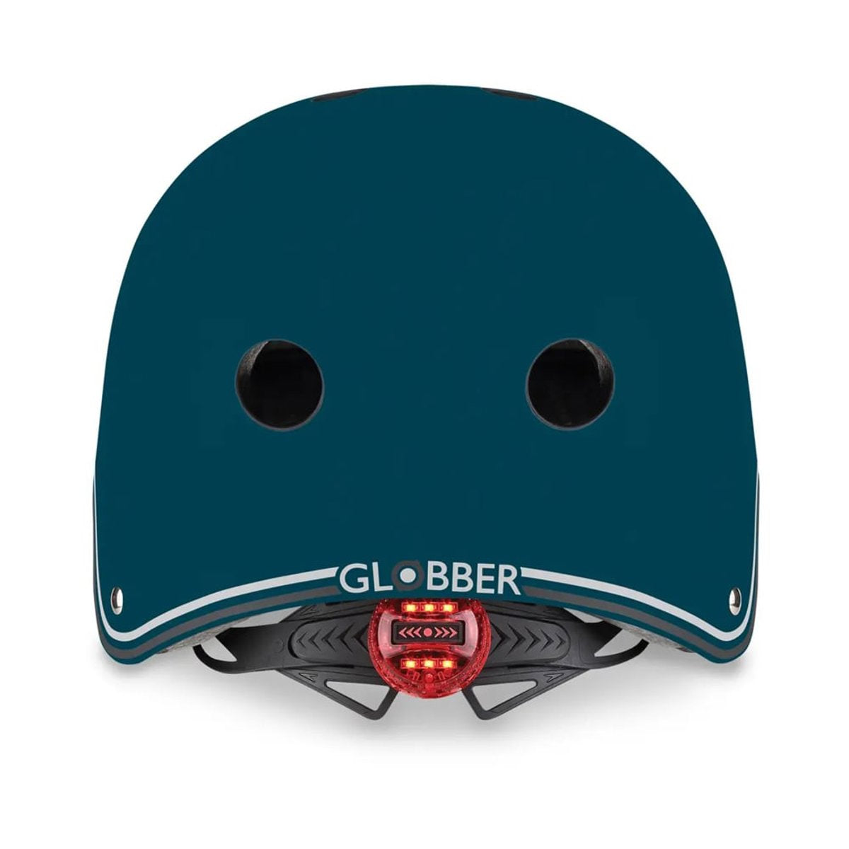 Globber Kinderhelm Primo Lights in Petrol Blue (tiefblau) - Gr. XS/S (48-53 cm)