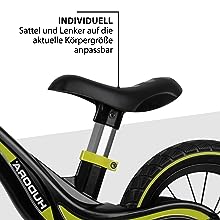 HUDORA Magnesium Balance Bike Air 