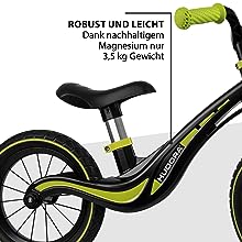 HUDORA Magnesium Balance Bike Air 