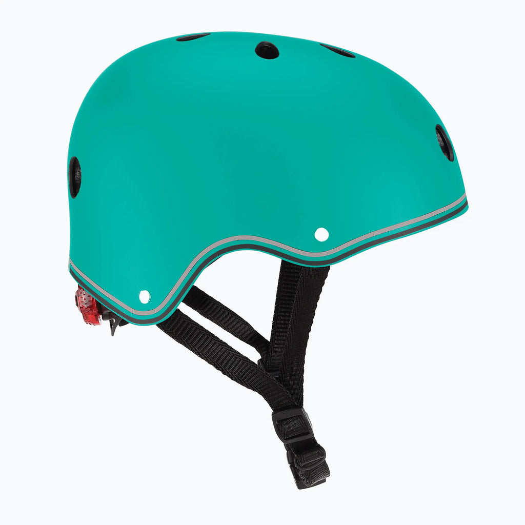 Globber Kinderhelm Primo Lights in Emerald Green (smaragdgrün) - Gr. XS/S (48-53 cm)