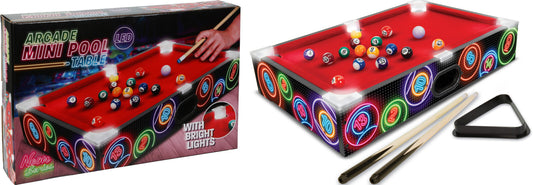 LED Mini Pool Billardtisch von Arcade