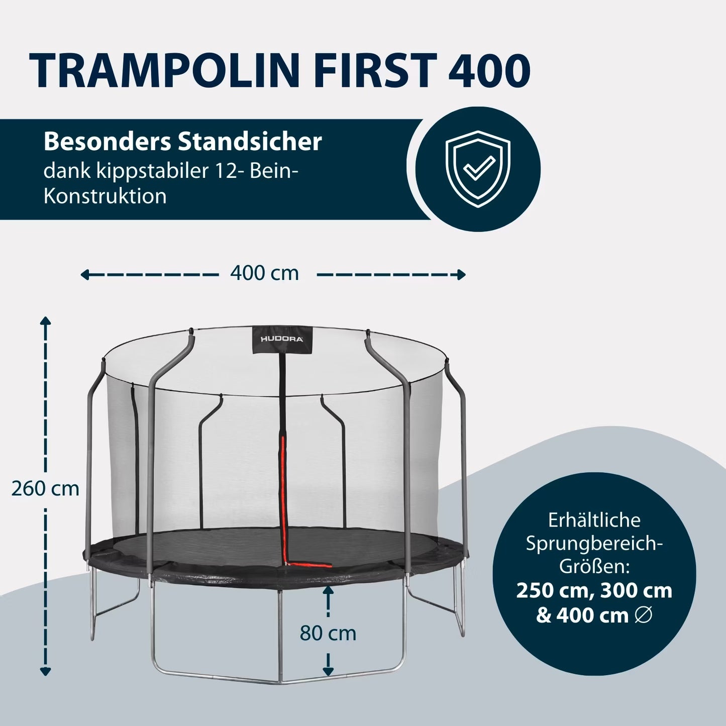 HUDORA First Trampolin 400V (B-Ware)
