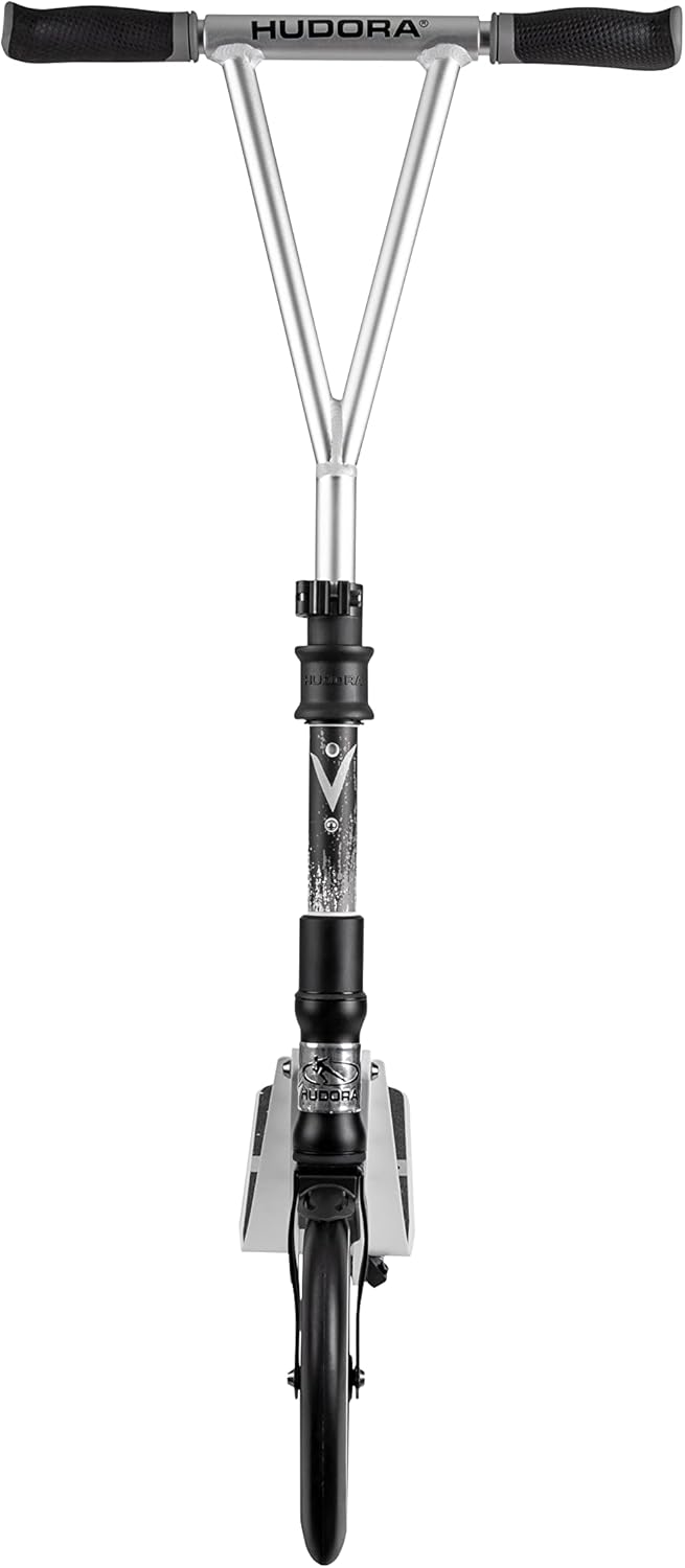 HUDORA BigWheel Generation V 230 Scooter, Weiß für Jugendliche & Erwachsene