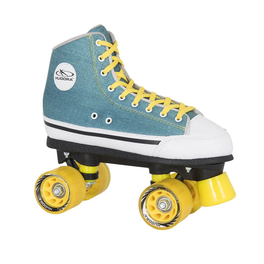 HUDORA Roller Skates Green Denim Size 36