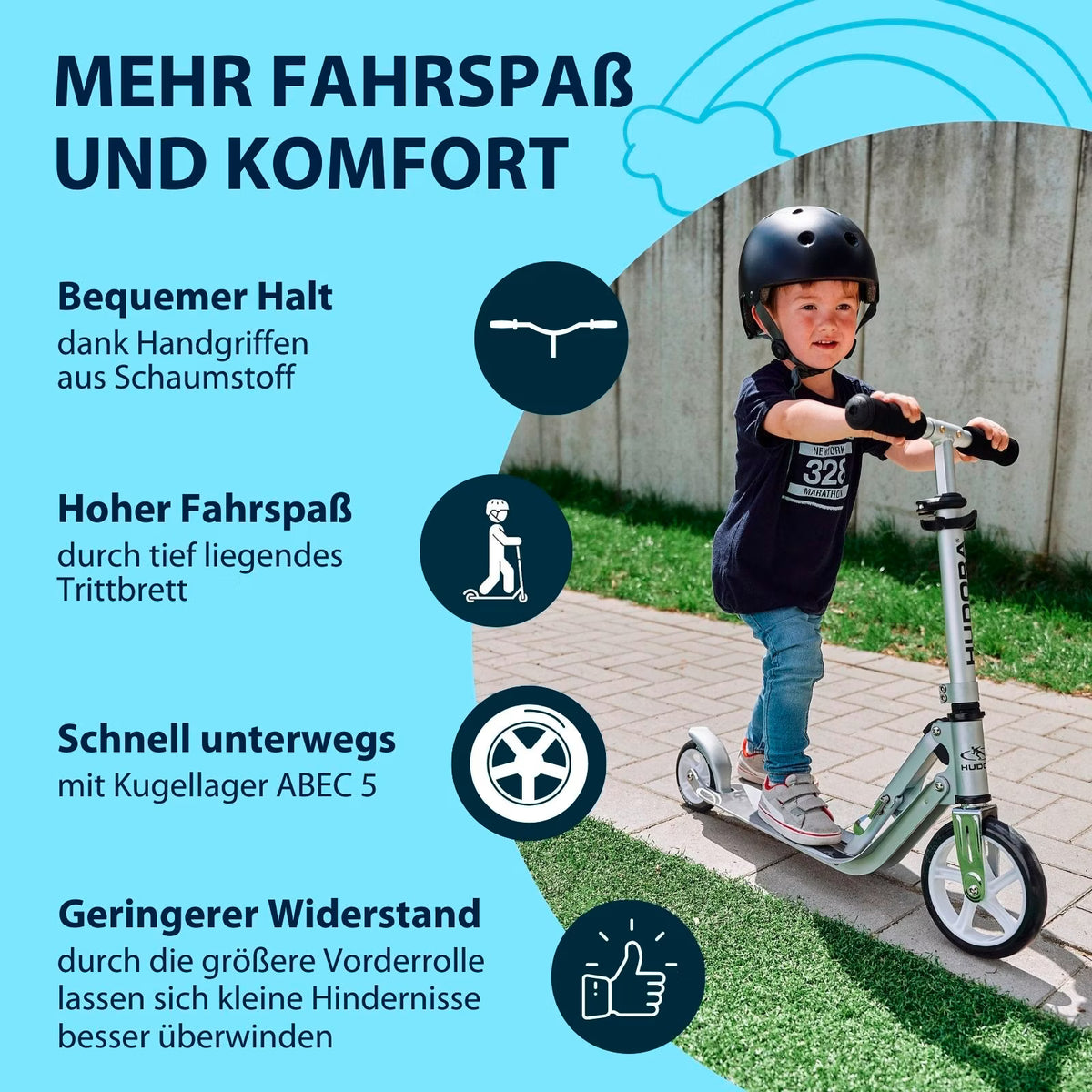 HUDORA Little BigWheel, Scooter (B-Stock) 