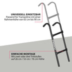 HUDORA ladder for garden trampolines