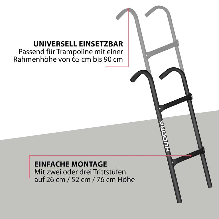 HUDORA ladder for garden trampolines