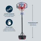 HUDORA Basketball Stand All Stars 205 