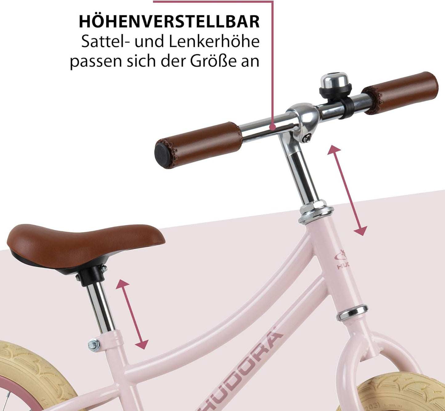 HUDORA Retro Balance Bike - various colors Boy / Girl 