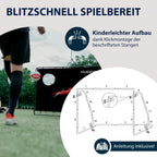 HUDORA soccer goal trainer with goal wall