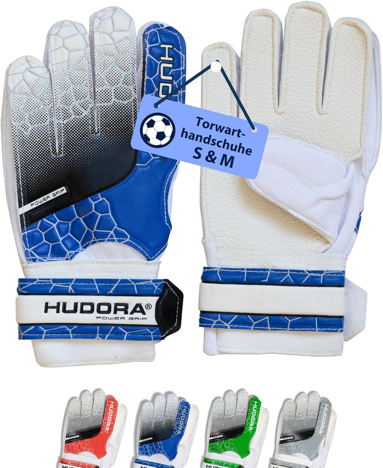 HUDORA Torwarthandschuhe für Kinder, Größe S und M, verschiedene Farbe – Sport & Freizeit Outlet Wipperfürth