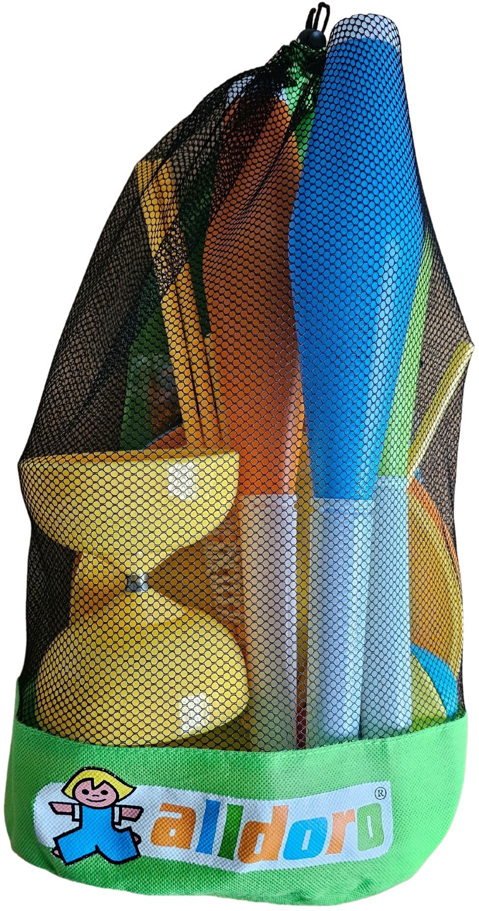 Juggling set in a backpack
