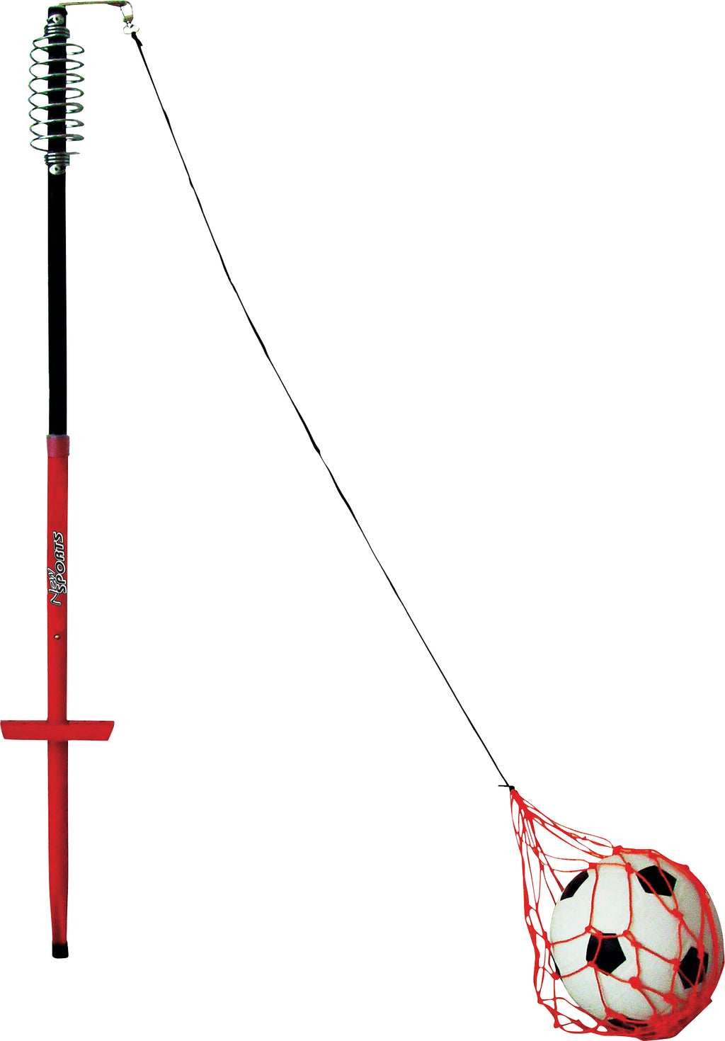 Fußball Trainer-Set, Stange + Ball