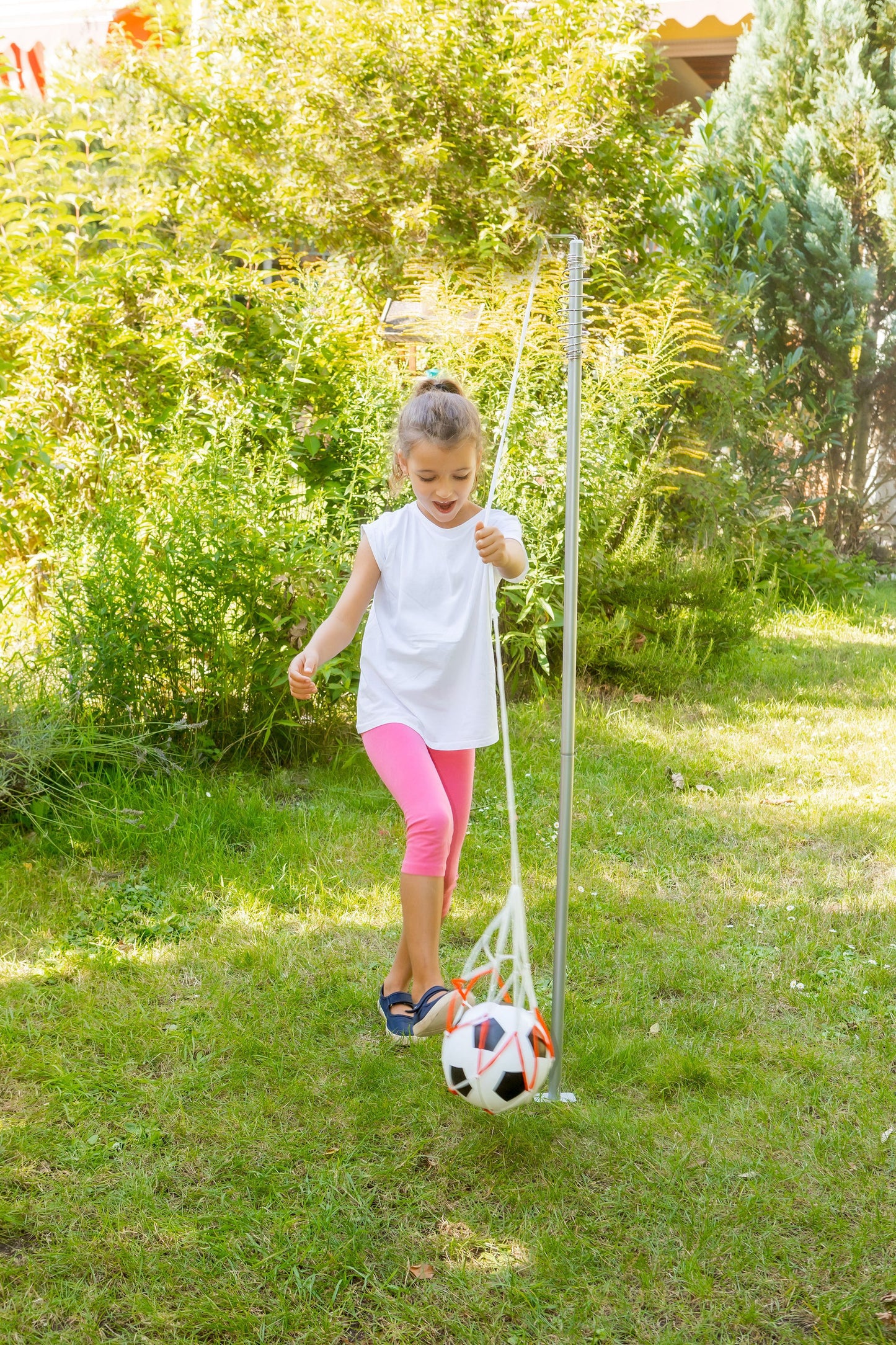 Fußball Trainer-Set, Stange + Ball