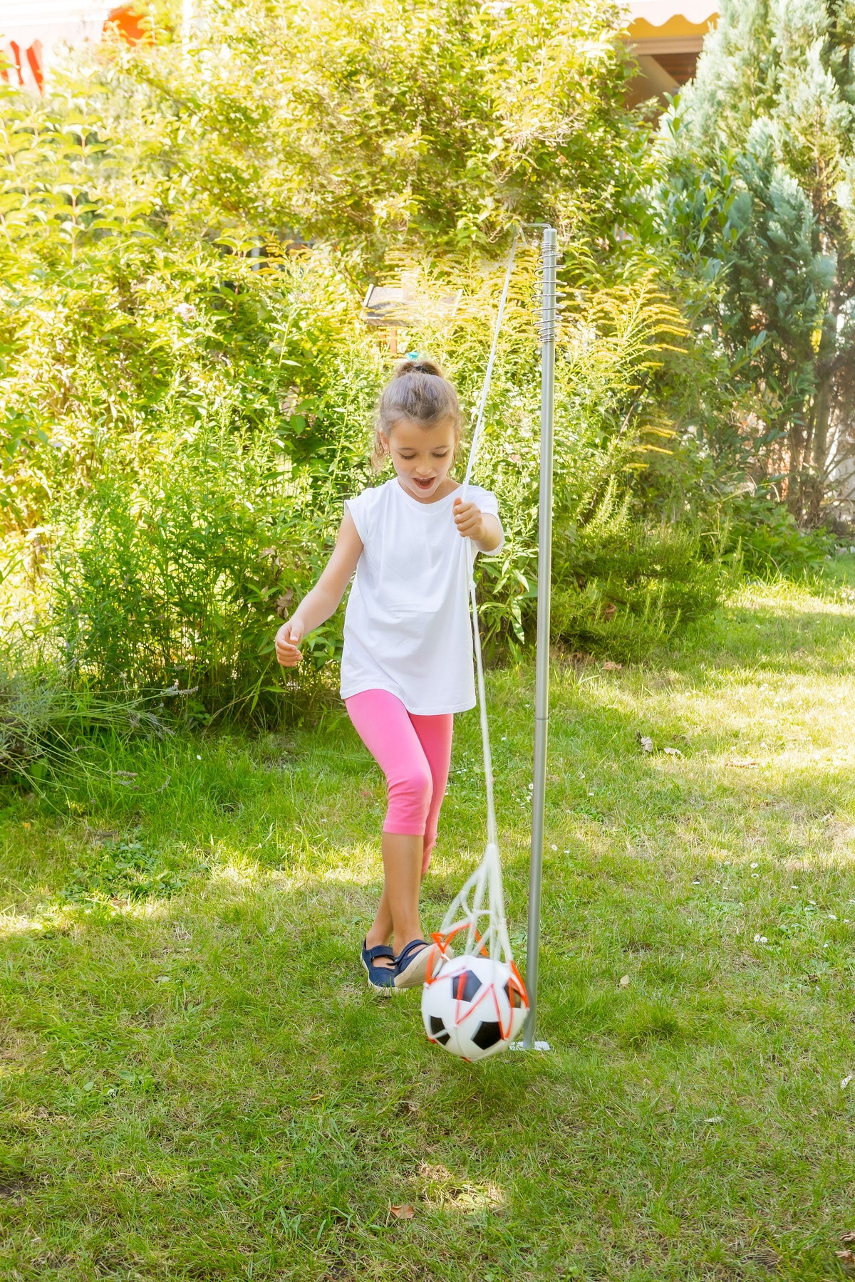 Fußball Trainer-Set, Stange + Ball