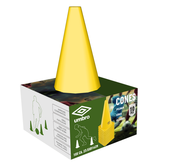Trainingskegel / Pylonen von UMBRO, 10 Stück