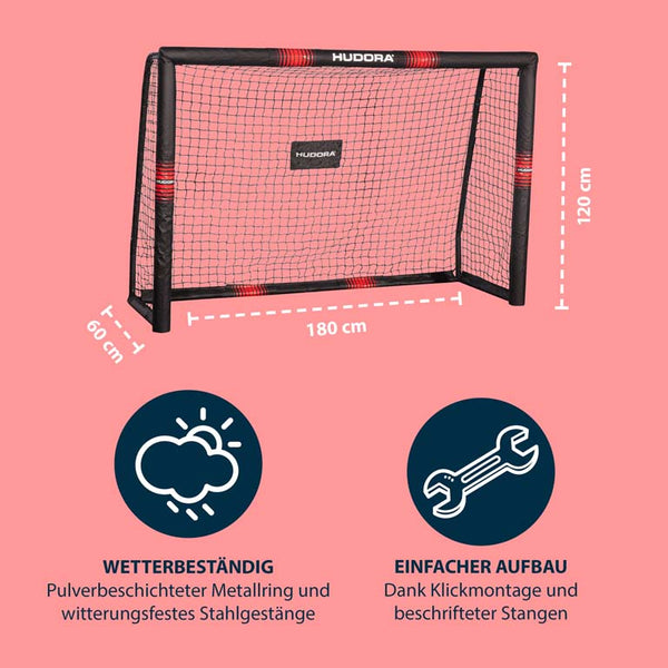 HUDORA Fußballtor Pro Tect, verschiedene Größen (B-Ware)