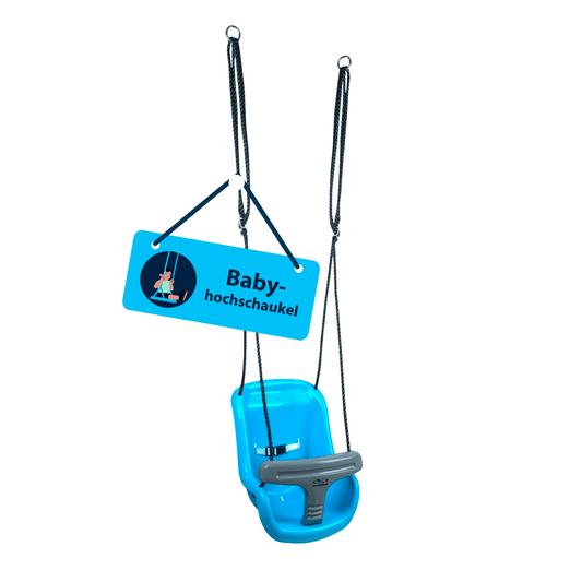 HUDORA baby high swing, blue/grey