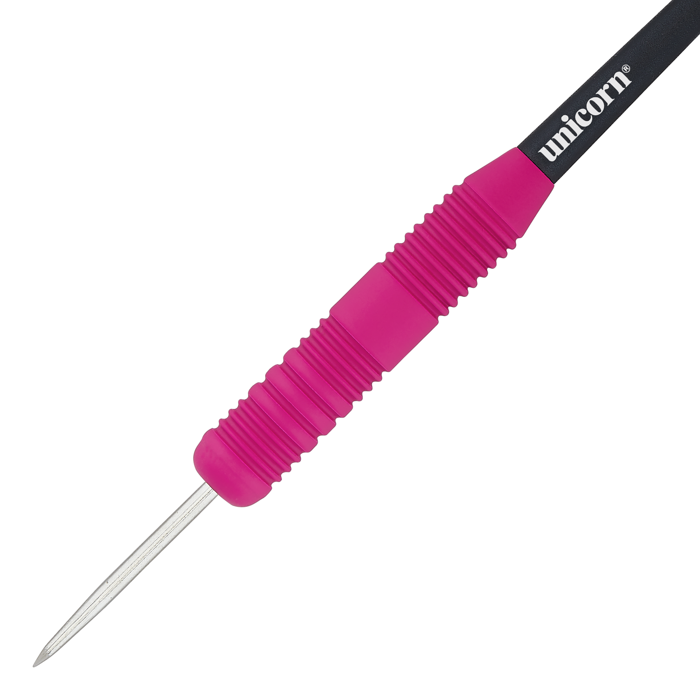Unicorn Core Plus Rubberised Pink Steeldarts
